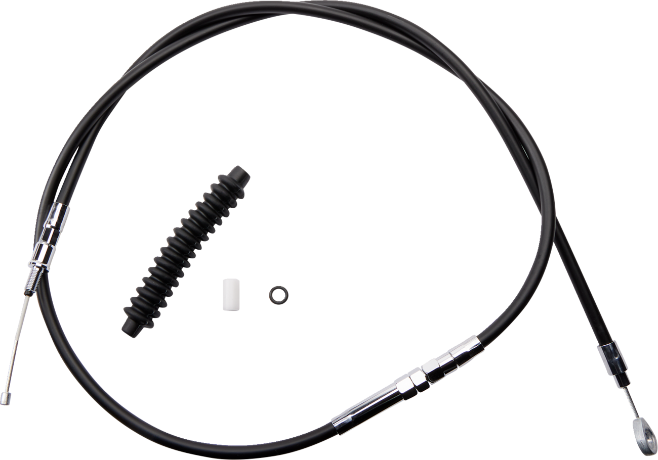 High-Efficiency Black Vinyl Clutch Cable - 62-11/16"