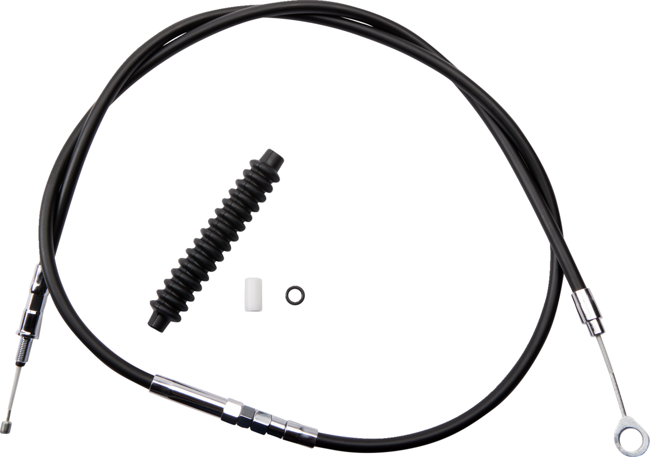 High-Efficiency Black Vinyl Clutch Cable - 60-11/16"