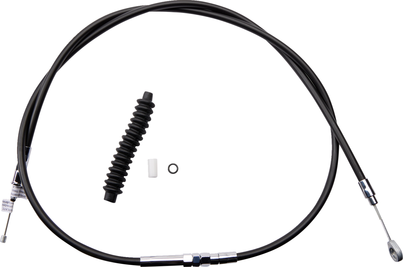 High-Efficiency Black Vinyl Clutch Cable - 66-11/16"