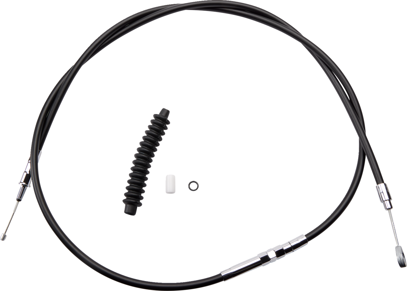 High-Efficiency Black Vinyl Clutch Cable - 74-11/16"