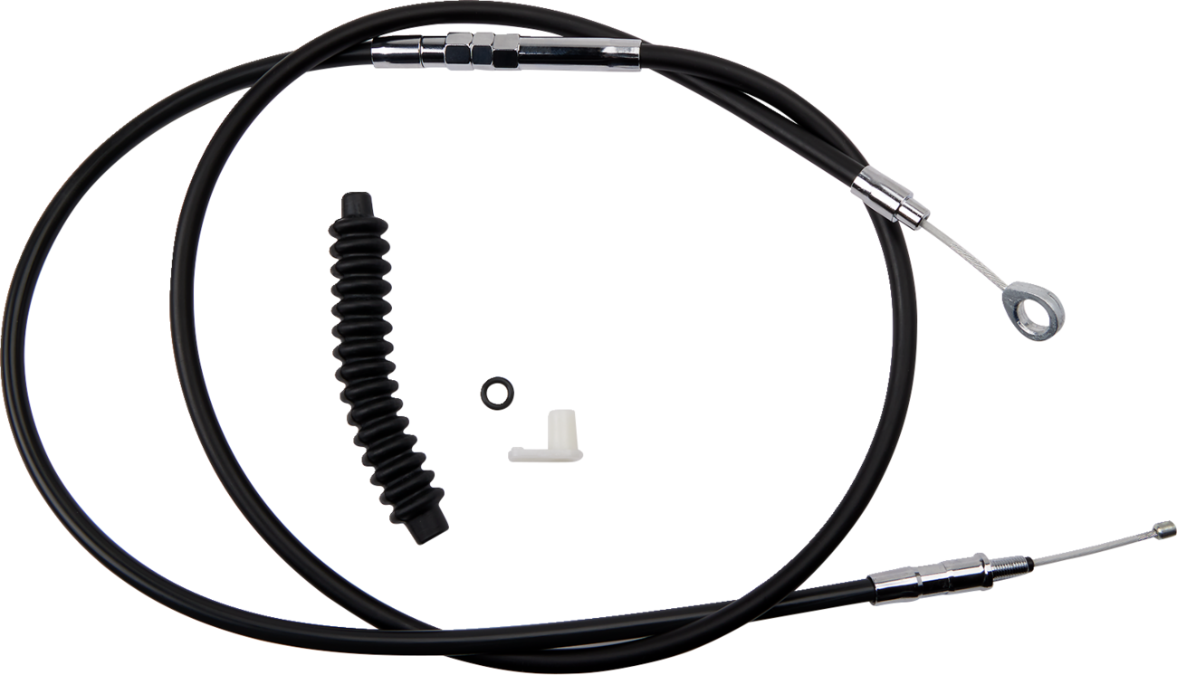 High-Efficiency Black Vinyl Clutch Cable - 64-11/16"