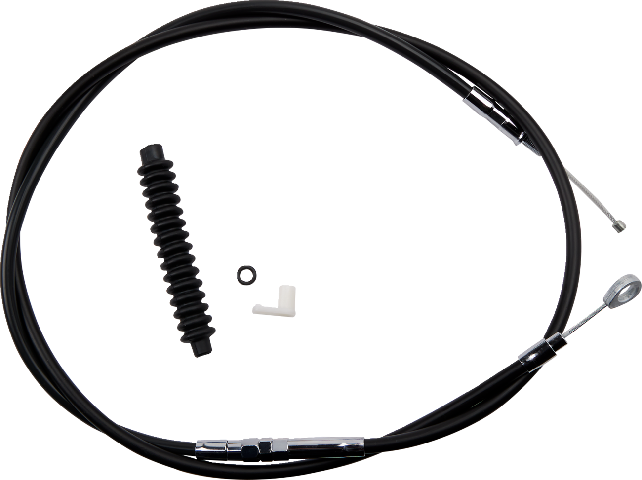 High-Efficiency Black Vinyl Clutch Cable - 72-11/16"