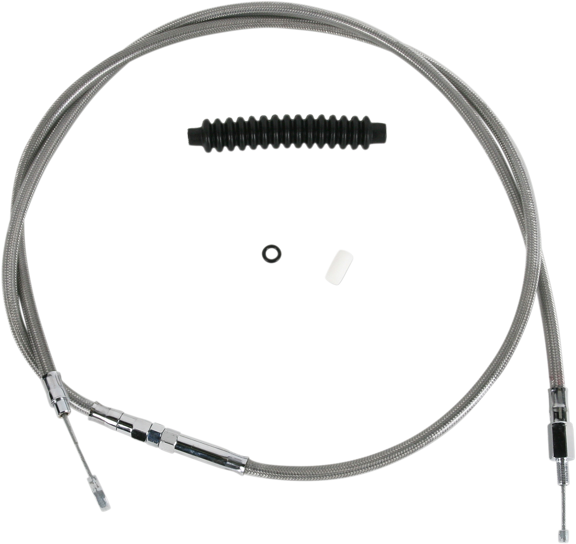 High-Efficiency Braided Stainless Steel Clutch Cable - 72-11/16"