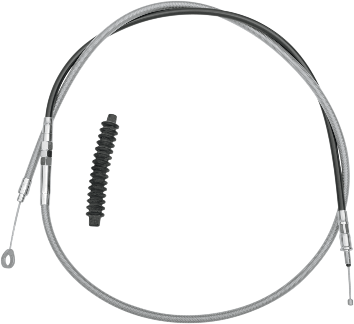 High-Efficiency Braided Stainless Steel Clutch Cable - 72-15/16"