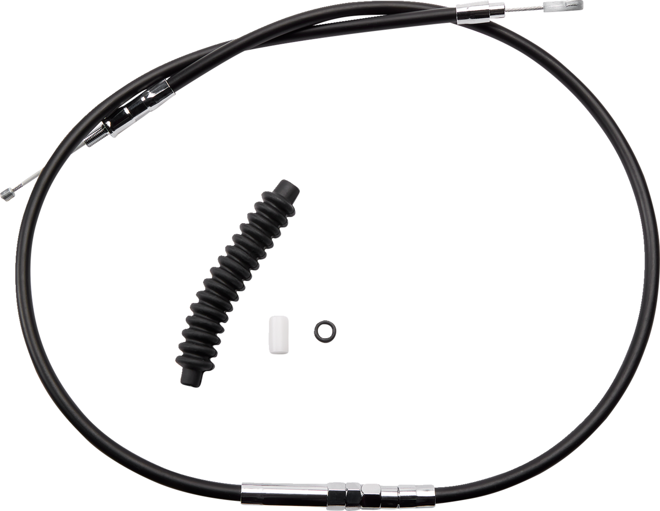 High-Efficiency Black Vinyl Clutch Cable - 52"