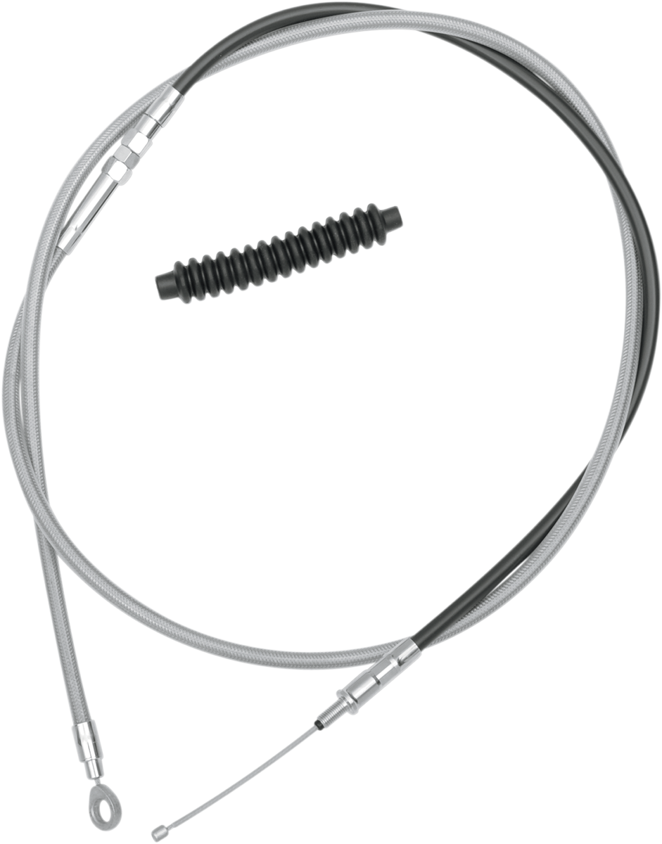 High-Efficiency Braided Stainless Steel Clutch Cable - 80"