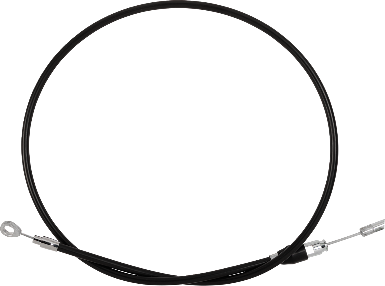 Quick Connect Clutch Cable - Upper - 48" - Black/Chrome