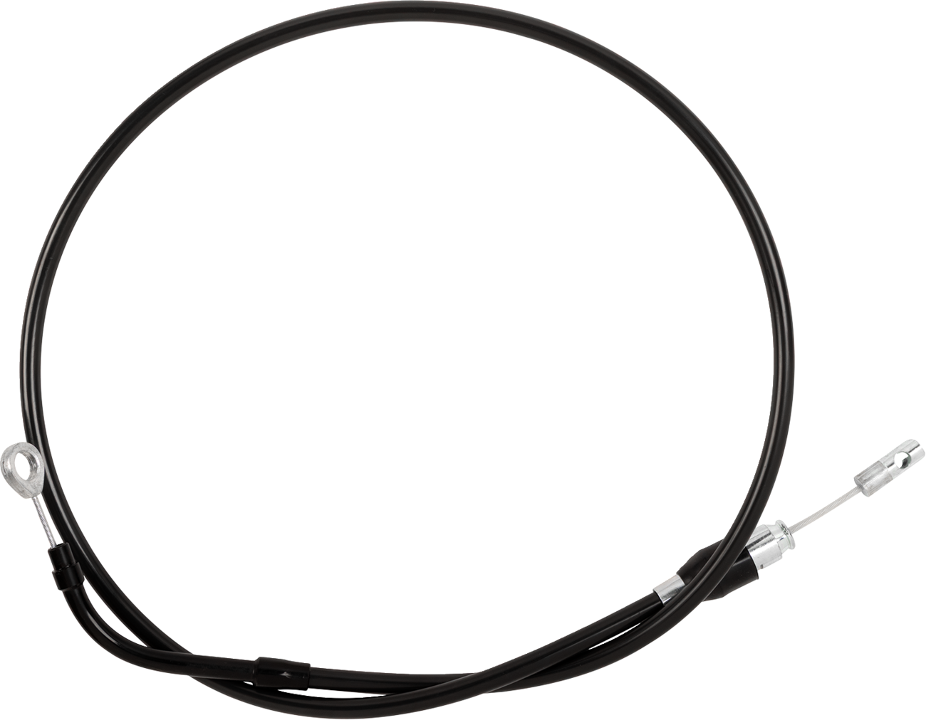 Quick Connect Clutch Cable - Upper - Bent Tube - 39" - Black/Black