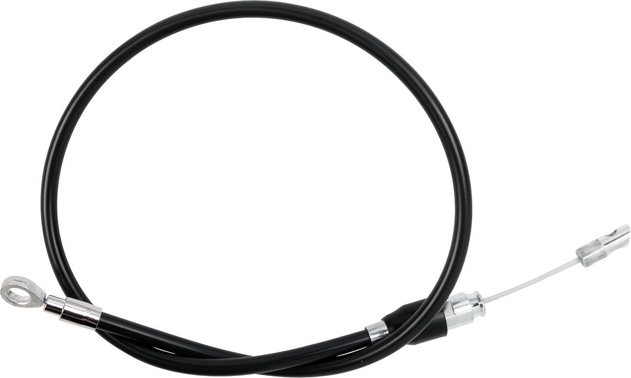 Quick Connect Clutch Cable - Upper - 35" - Black/Chrome