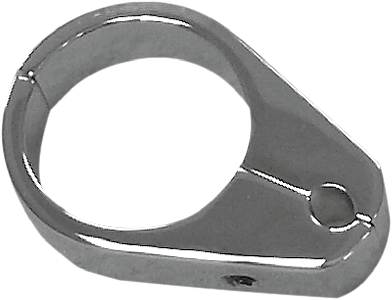 Cable Clamp - Single Throttle/Idle - 1-1/8" - Chrome