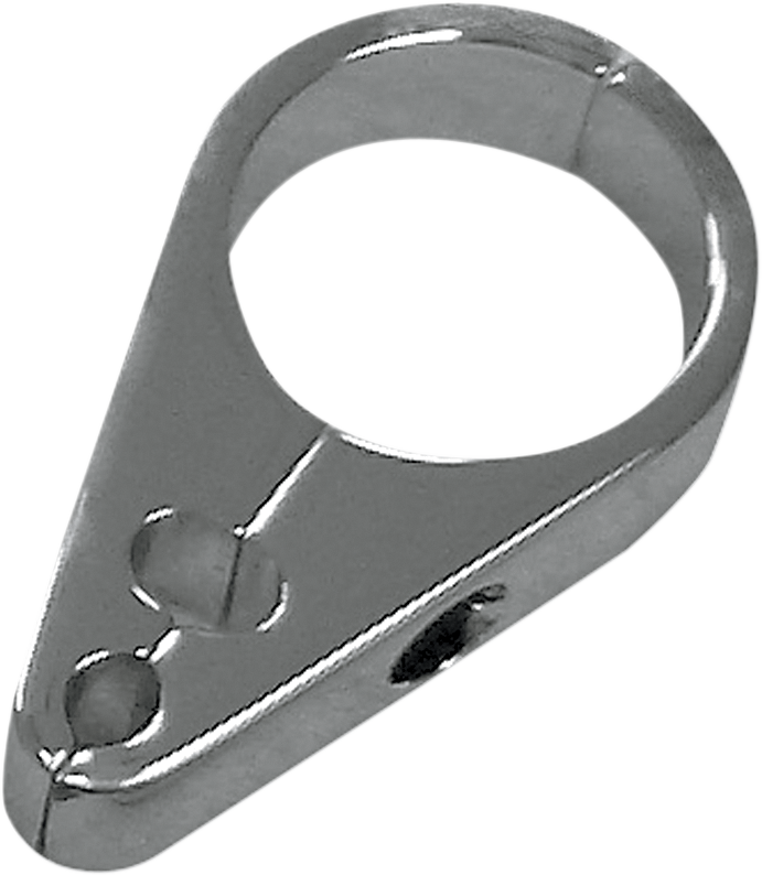 Cable Clamp - Throttle/Idle/Brake - 1" - Chrome