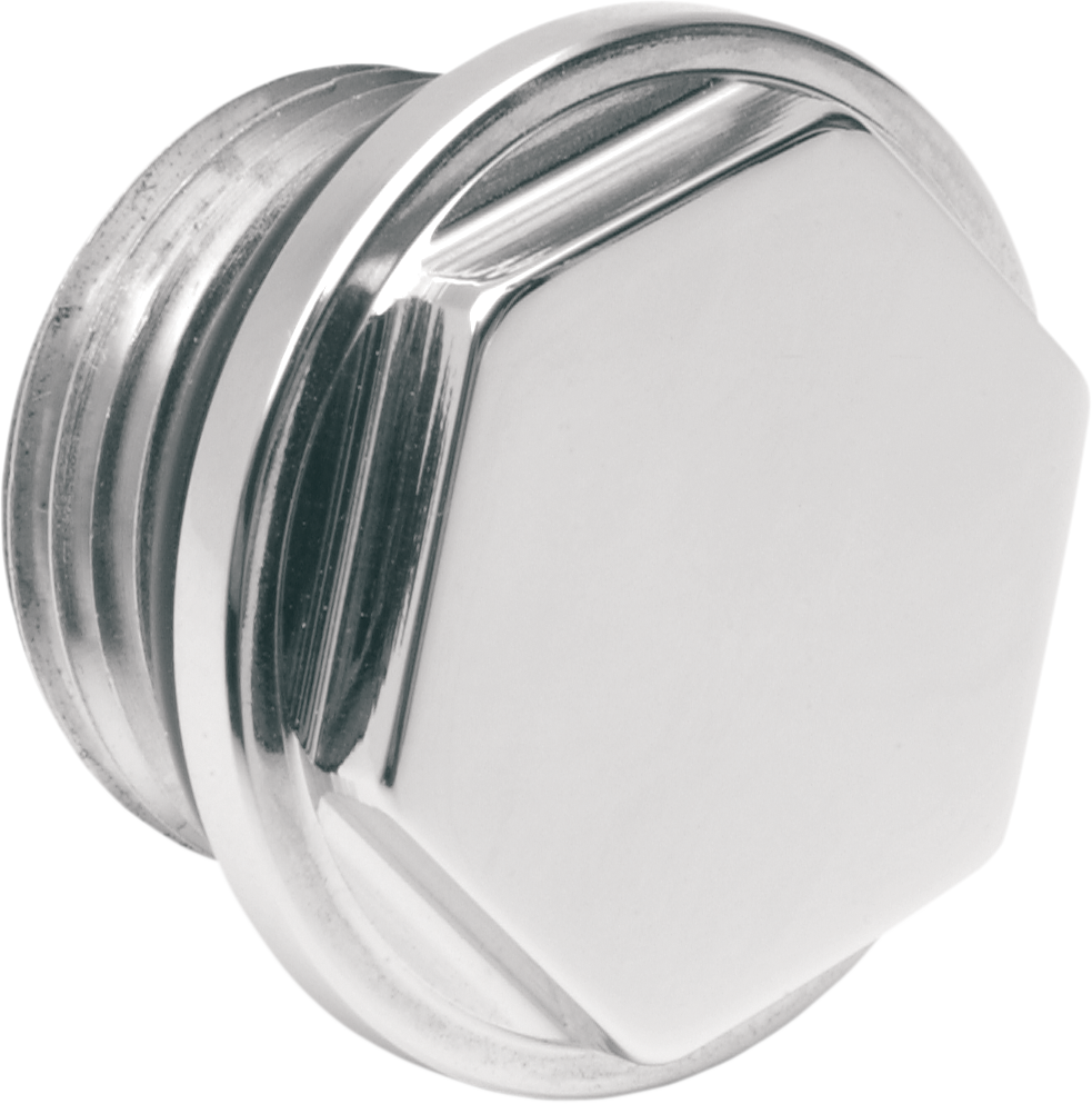 Fuel Tank Outlet Plug - Chrome