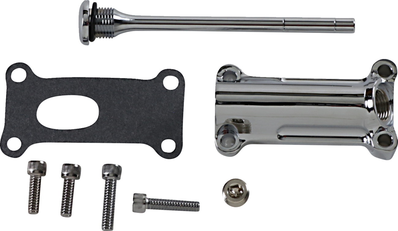 Engine Oil Spout Kit - Chrome - 99'-01' Touring