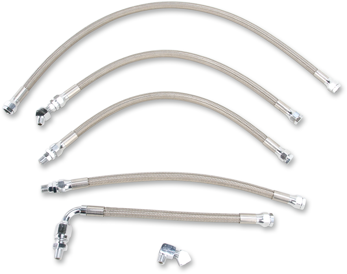 Oil Line Kit - Stainless Steel - FXR
