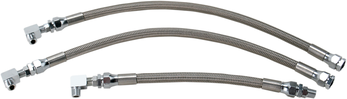 Oil Line Kit - Stainless Steel - Dyna