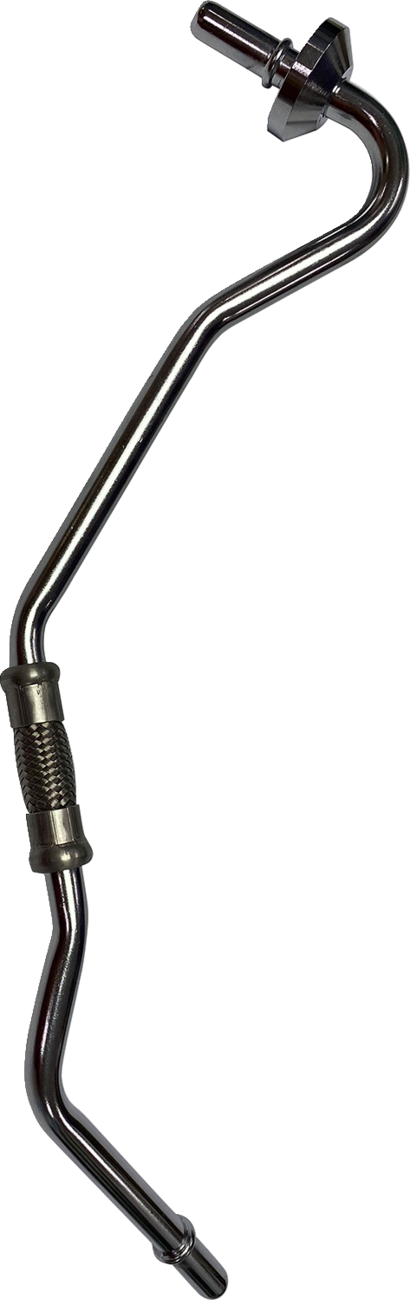Oil Line - Vent - Chrome - Softail