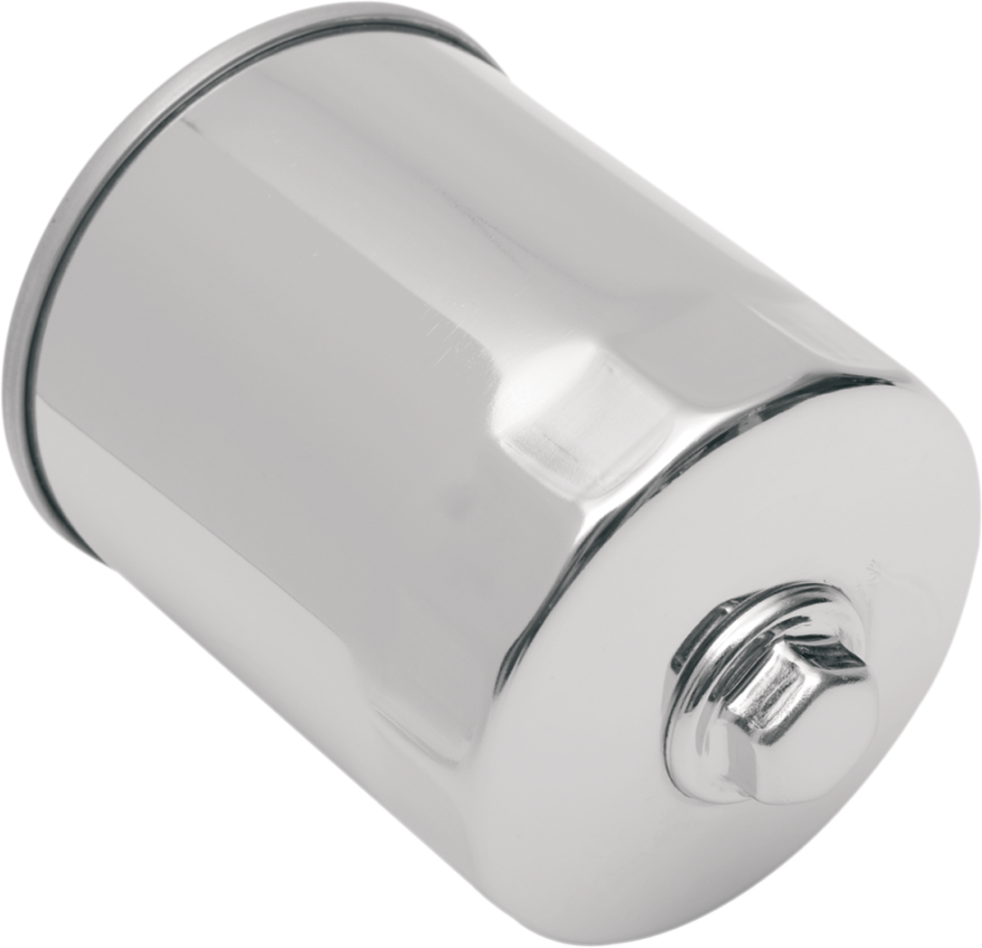 Magnetic Ring Oil Filter with Nut - Chrome - 3-1/4"