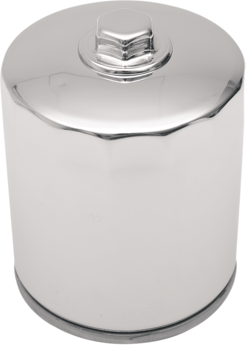 Magnetic Ring Oil Filter with Nut - Chrome - 3-1/4"