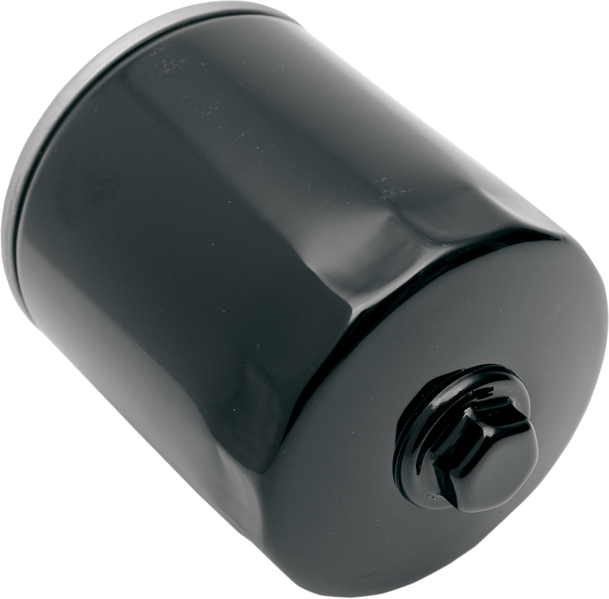 Oil Filter with Nut - Black - Twin Cam/M8