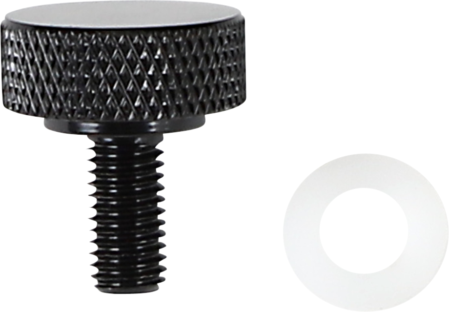 Seat Knob - Smooth - Black - 1/4"-28