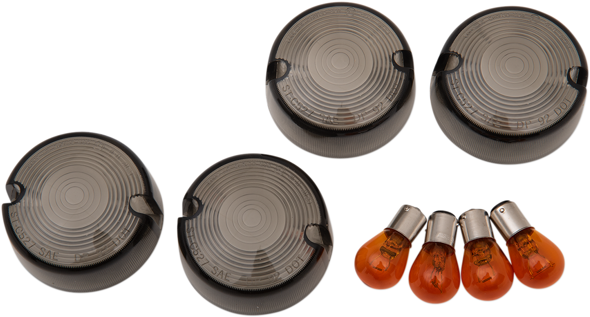 Smoked Dome Lens Kit - '86-'01