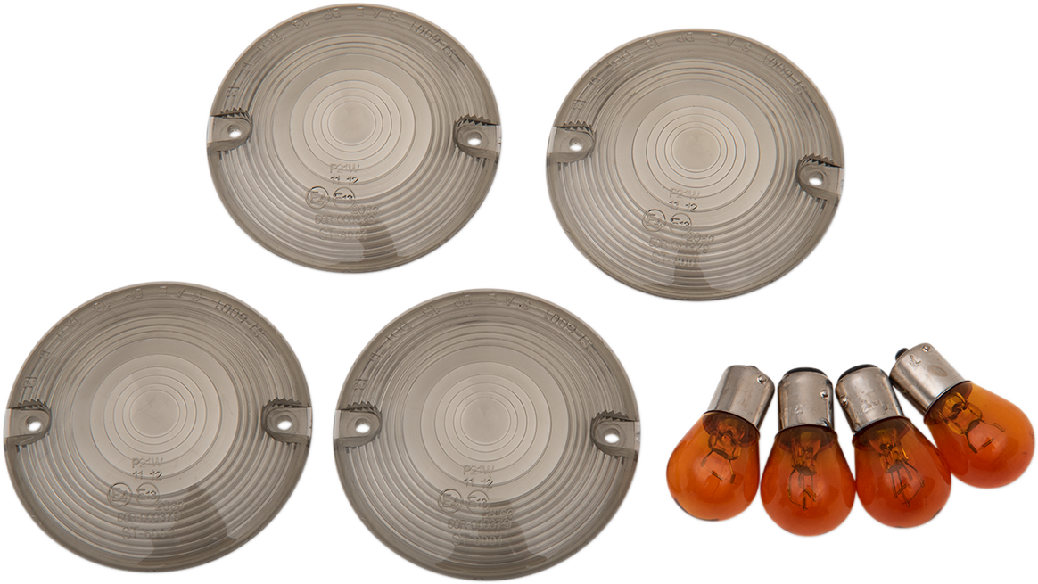 Smoked Flat Lens Kit - '86-'22