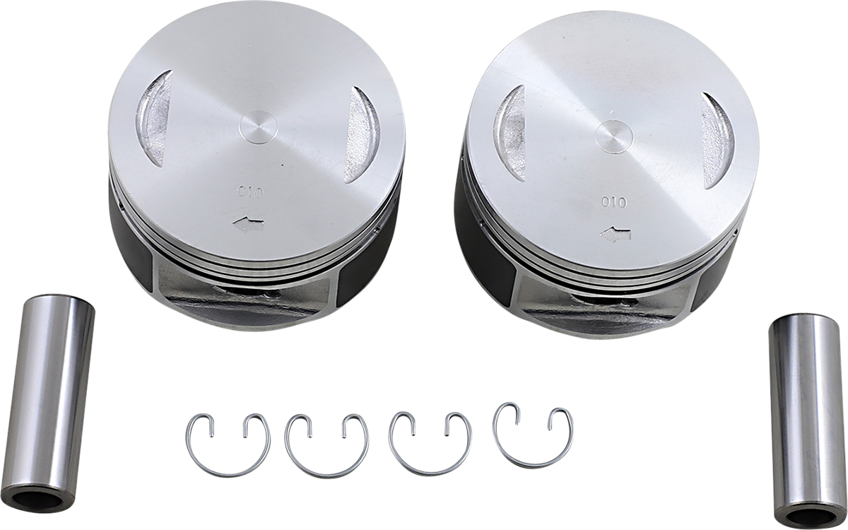 Piston Kit - 3.750" +0.010" - 88" Motor - Twin Cam
