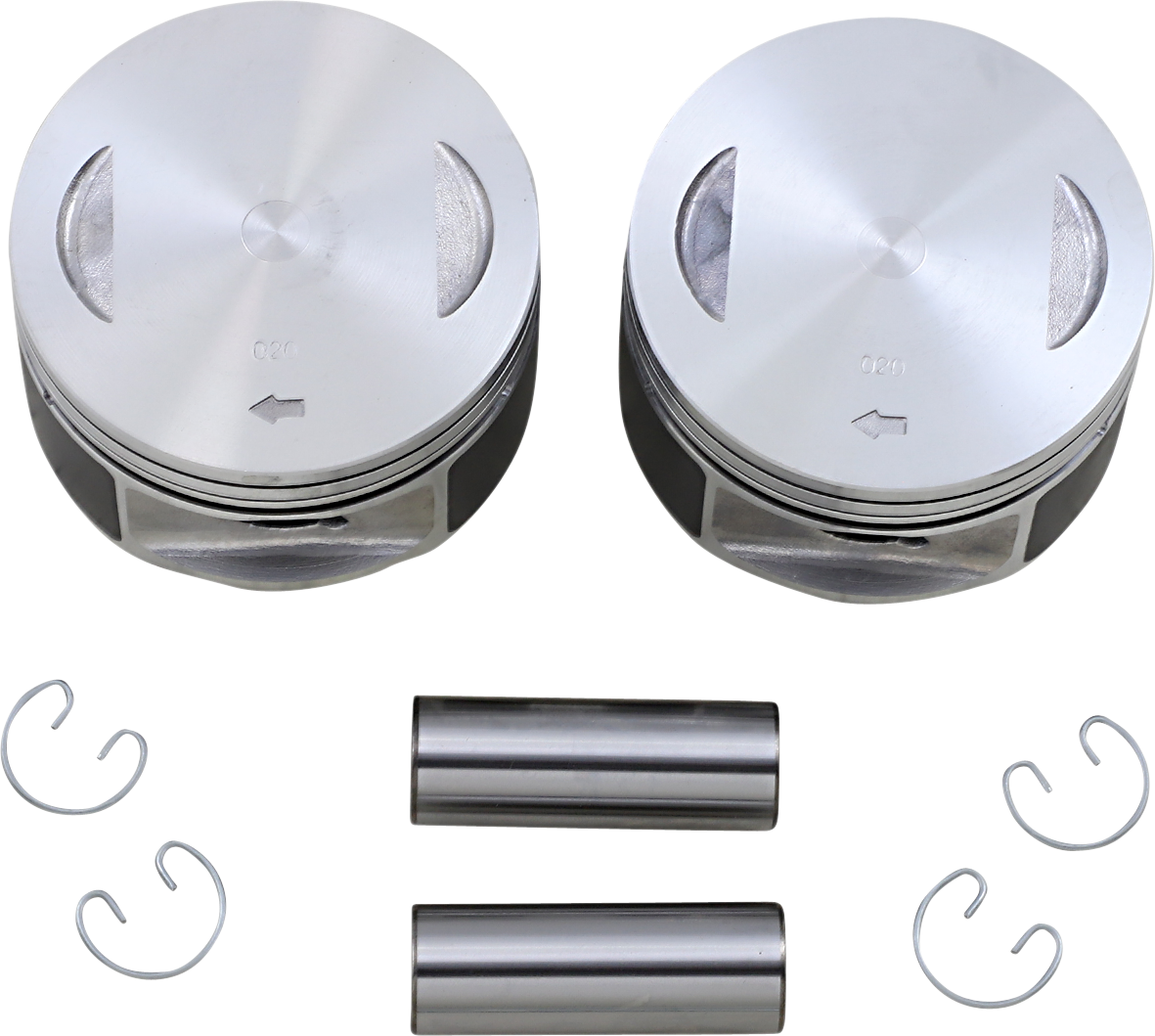 Piston Kit - 3.750" +0.020" - 88" Motor - Twin Cam