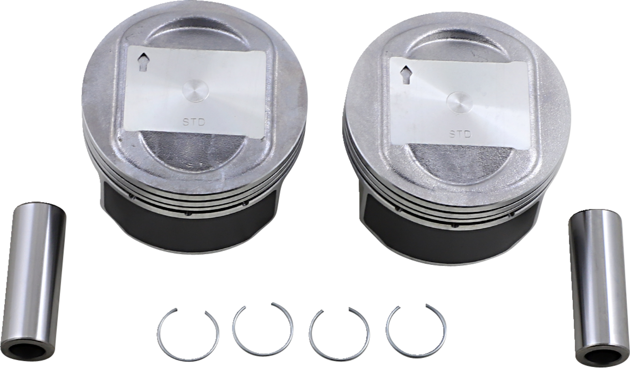 Pistons - Big Bore - 3.875" Bore Standard - 95" Twin Cam