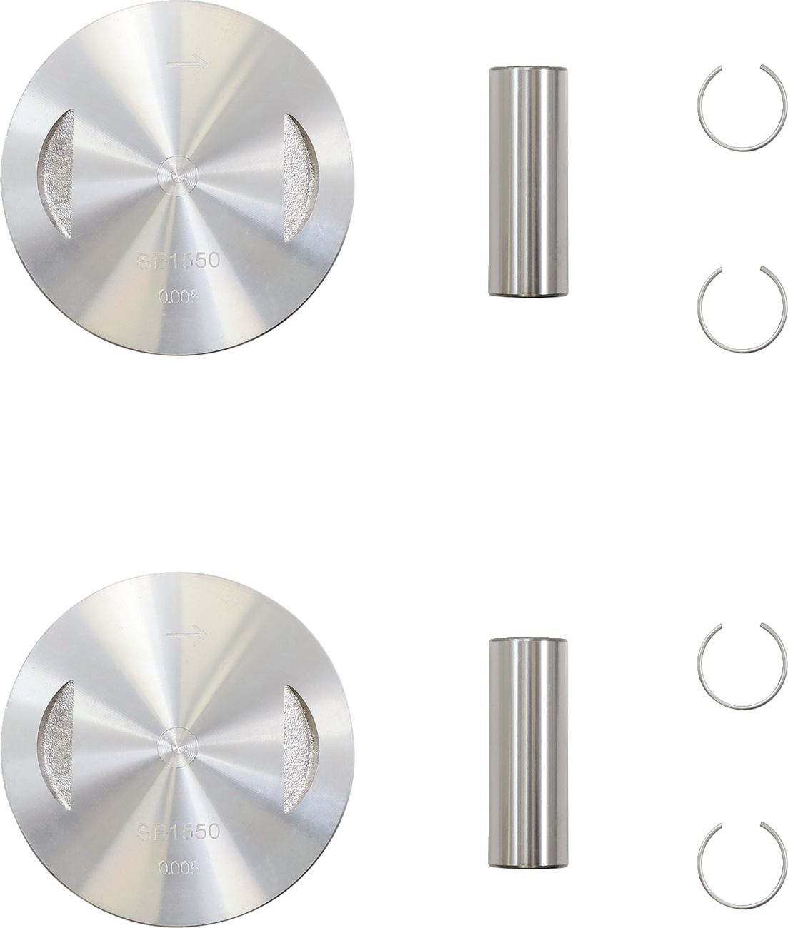 Piston Kit - +.005" - Twin Cam
