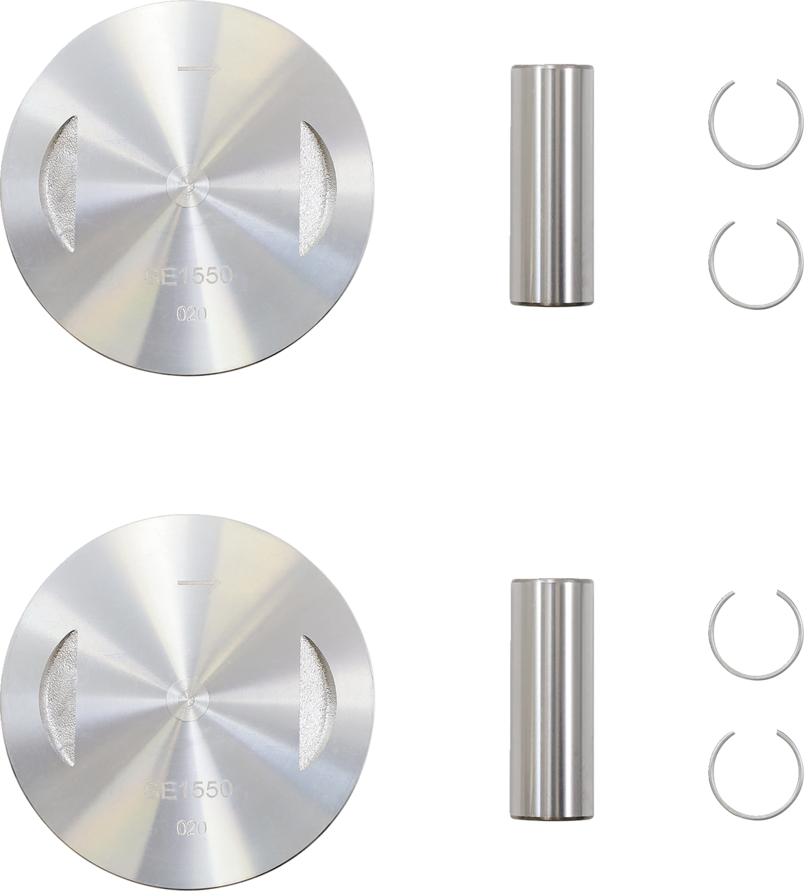 Piston Kit - +.020" - Twin Cam