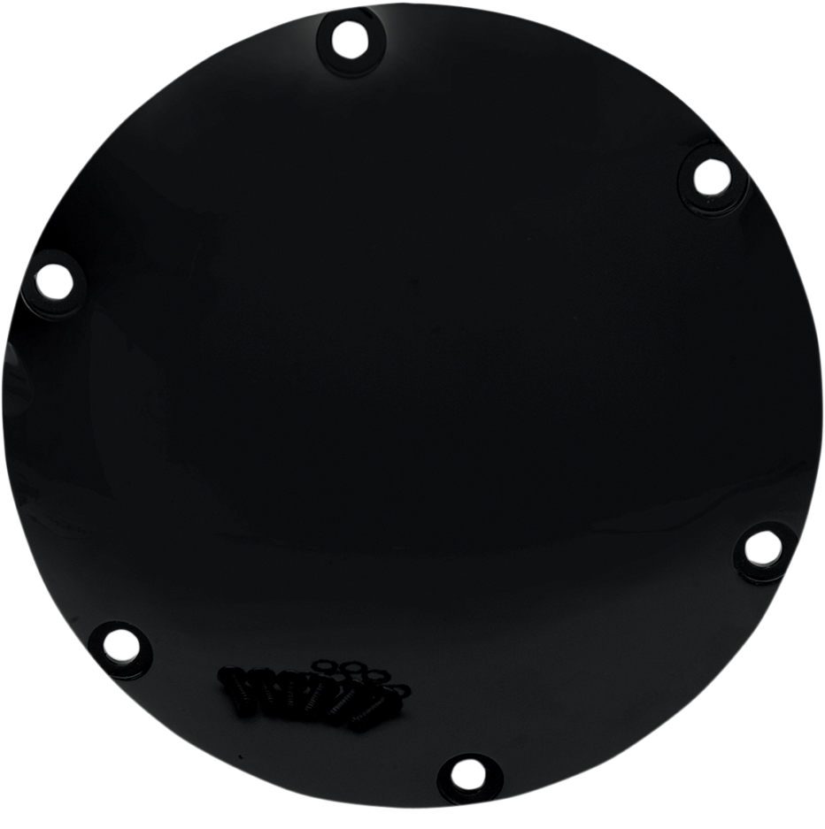 Derby Cover - Gloss Black - 6 Hole - '04-'22 Sportster