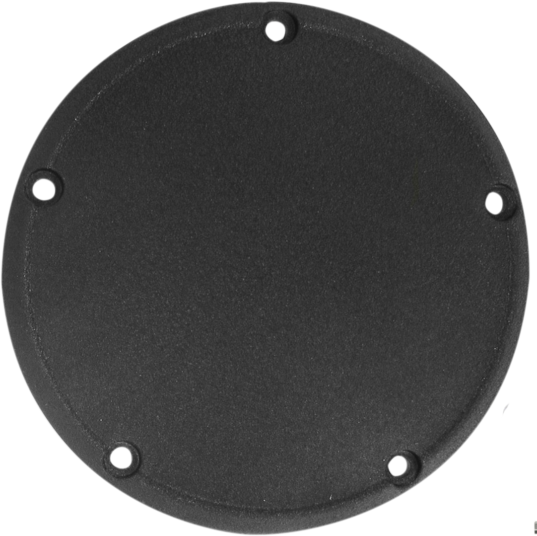 Derby Cover - Wrinkle Black - 5 Hole - '99-'18 Big Twin
