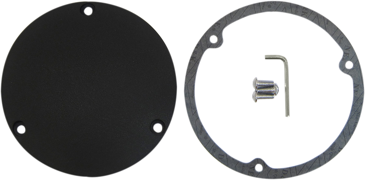 Derby Cover - Wrinkle Black - 3 Hole - '70-'98 Big Twin