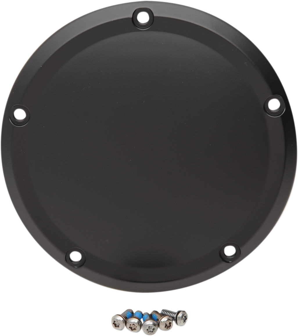 Derby Cover - Matte Black - 5 Hole - '15-'26 Harley-Davidson