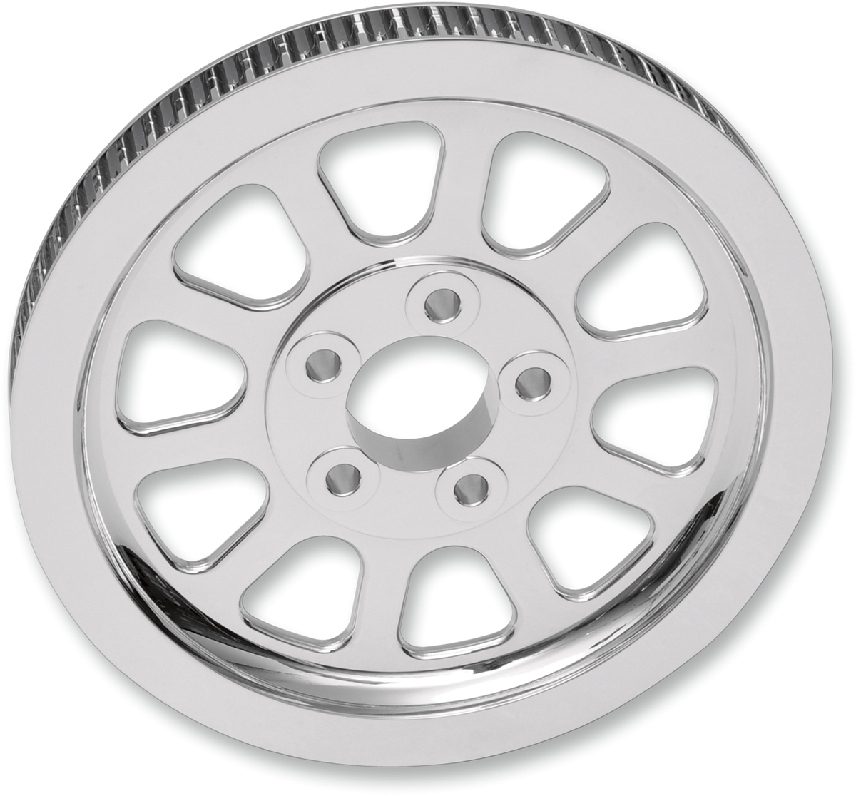 Chrome Rear Pulley - 66 Tooth - FLS/FXS