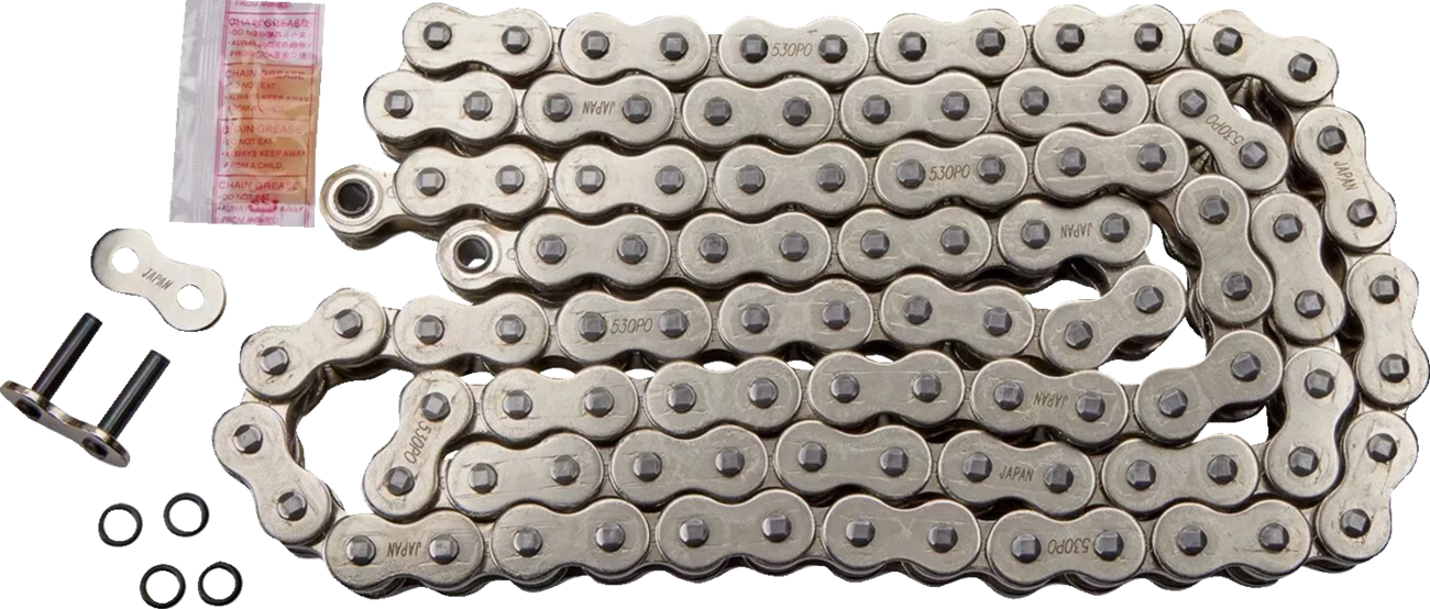 530 Series - O-Ring Chain - Chrome - 112 Links