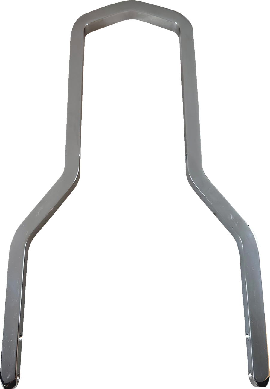 Square Sissy Bar - Chrome - 10.14" H x 8.75" W