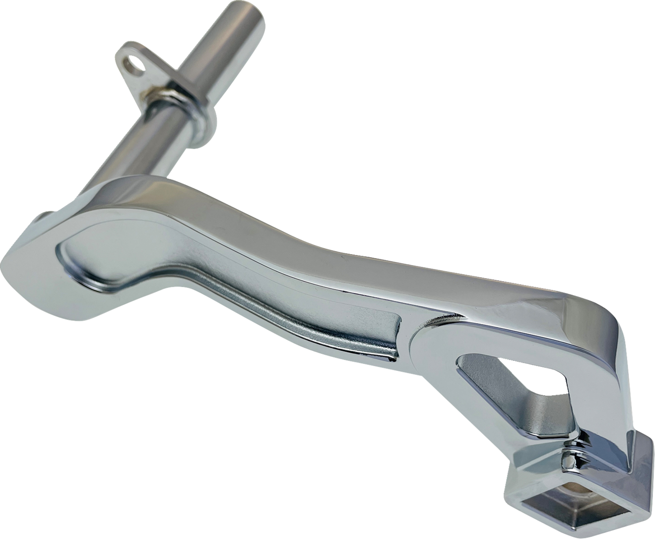 Passenger Peg Mount - Left Mounting Bracket - Chrome - FXD