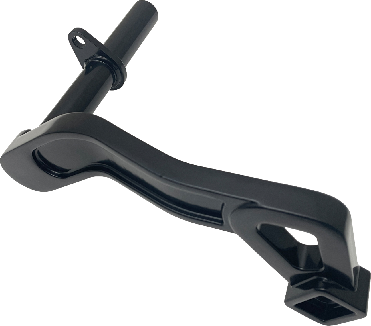 Passenger Peg Mount - Left Mounting Bracket - Black - FXD