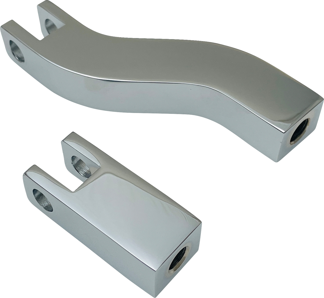 Passenger Peg Mount - Foot Peg Supports - Chrome - FXD