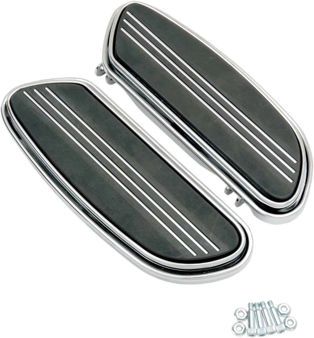 Sweeper Floorboards - Driver - Chrome - FL