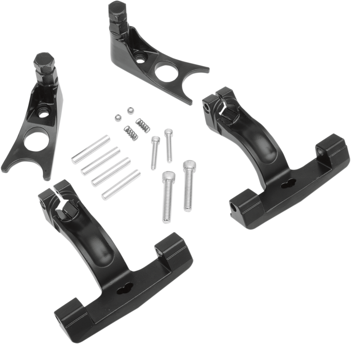 Passenger Floorboard Mount - Black - FL/FX