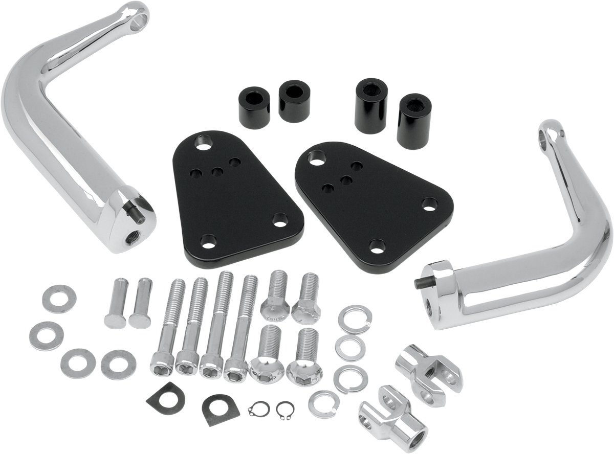 Highway Peg Mount - Black/Chrome - XL