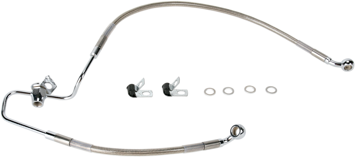 Brake Line - Rear - Stainless Steel