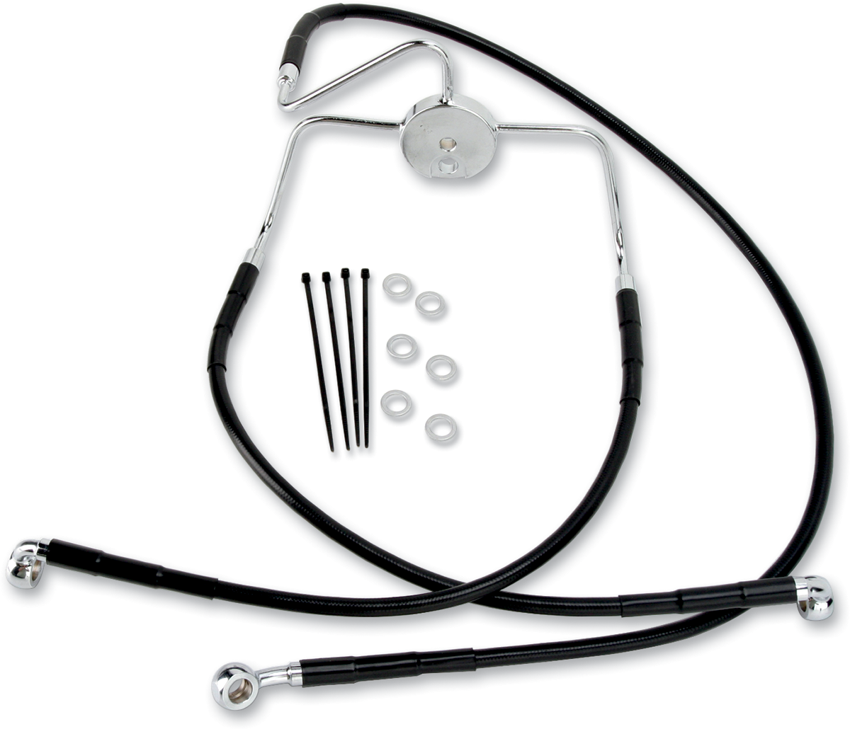 Brake Line - Front (Lower/Upper) - Black