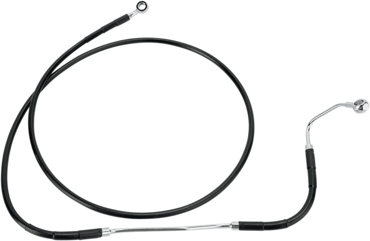 Brake Line - Front - Black - +10" ABS