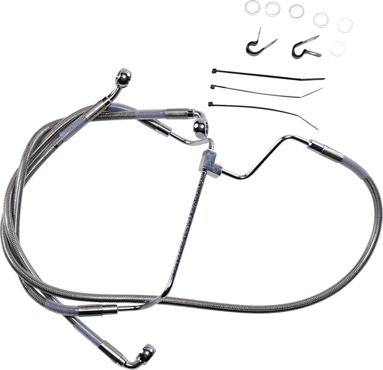Brake Line - +2" - Stainless Steel