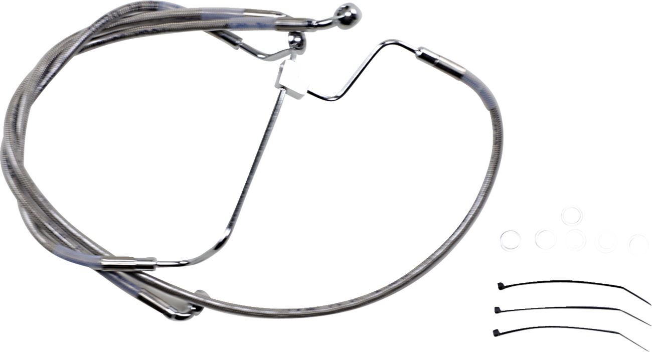 Brake Line - +6" - Stainless Steel