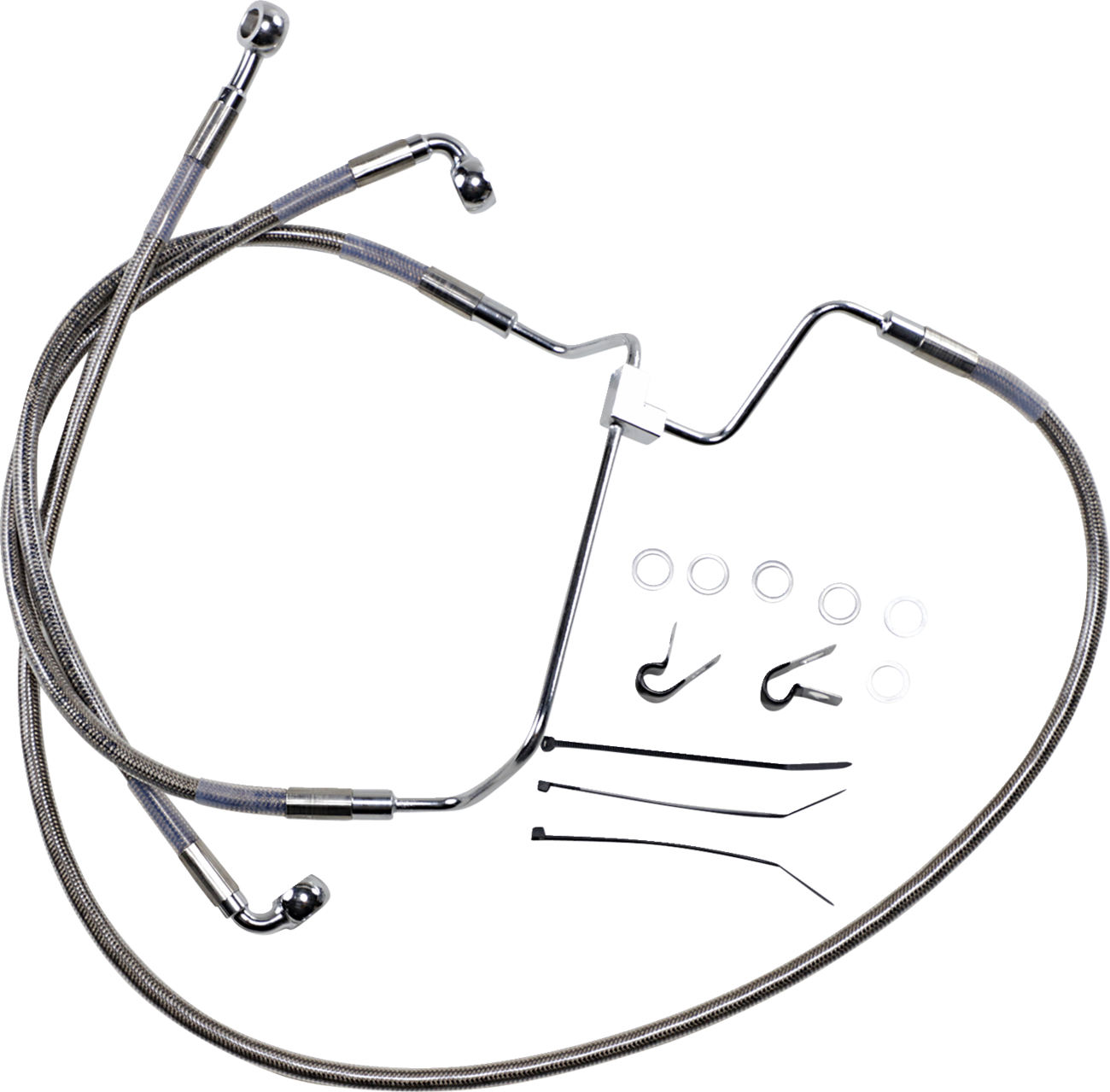 Brake Line - +8" - Stainless Steel